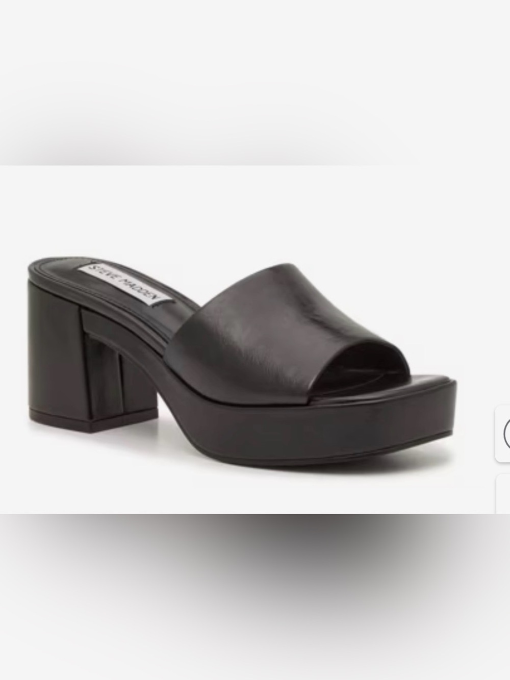 Steve Madden Islah Sandal Black 6